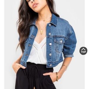 Harper Heritage Cropped Denim Jacket